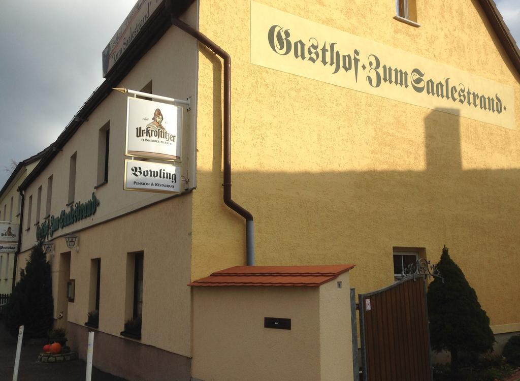 Gasthof & Pension Zum Saalestrand Bad Dürrenberg Zewnętrze zdjęcie