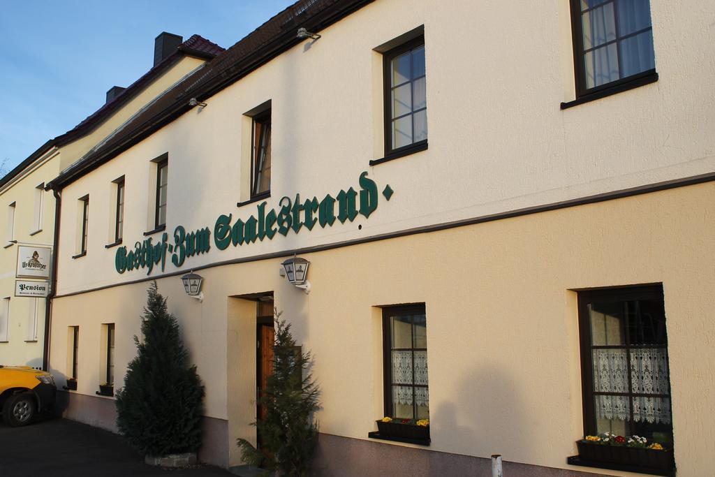 Gasthof & Pension Zum Saalestrand Bad Dürrenberg Zewnętrze zdjęcie